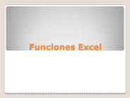 Funciones Excel