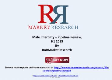 Male Infertility Therapeutic Pipeline Review, H1 2015