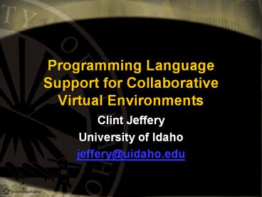 presentation player overlay