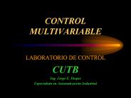 CONTROL MULTIVARIABLE