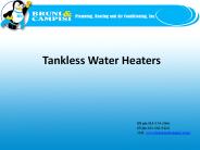 Tankless Water Heaters