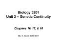 Biology 3201 Unit 3  PowerPoint PPT Presentation