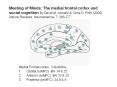 Meeting of Minds: The medial frontal cortex and social cognition by David M. Amodio PowerPoint PPT Presentation