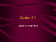 Organic Compounds