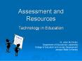 Assessment and Resources PowerPoint PPT Presentation