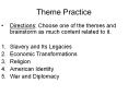 Theme Practice PowerPoint PPT Presentation