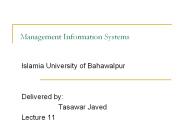 Management Information Systems