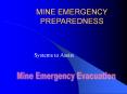 MINE EMERGENCY PREPAREDNESS PowerPoint PPT Presentation
