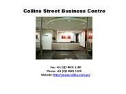 Serviced and Virtual Offices in Melbourne, Victoria