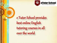 Quality English tutoring