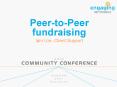 Peer-to-Peer fundraising PowerPoint PPT Presentation