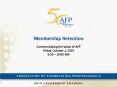 Membership Retention PowerPoint PPT Presentation