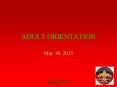 ADULT ORIENTATION PowerPoint PPT Presentation