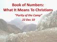 Book of Numbers: What It Means To Christians PowerPoint PPT Presentation