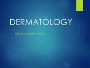 DERMATOLOGY