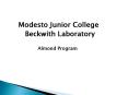Modesto Junior College PowerPoint PPT Presentation