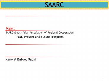 SAARC