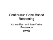 Continuous Case-Based Reasoning