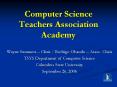 Computer%20Science%20Teachers%20Association%20Academy PowerPoint PPT Presentation