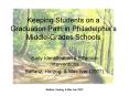 Keeping Students on a Graduation Path in Philadelphia PowerPoint PPT Presentation