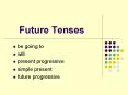 Future Tenses PowerPoint PPT Presentation