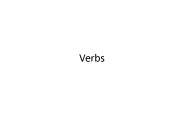 Verbs