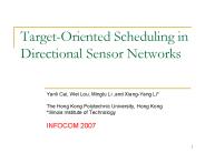 Target-Oriented Scheduling in Directional Sensor Networks