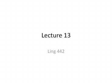 Ling 442