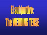 El subjuntivo: