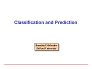 Classification and Prediction