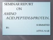 amino acid,peptide and protein.