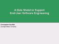A Data Model to Support End-User Software Engineering PowerPoint PPT Presentation