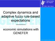 Complex dynamics and adaptive fuzzy rule-based expectations