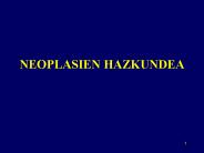 NEOPLASIEN HAZKUNDEA