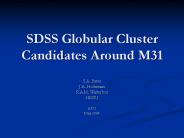 SDSS Globular Cluster Candidates Around M31