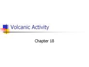 Volcanic Activity