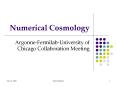 Numerical Cosmology PowerPoint PPT Presentation