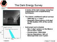 The Dark Energy Survey