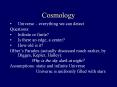 Cosmology PowerPoint PPT Presentation