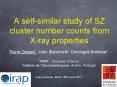A self-similar study of SZ cluster number counts from X-ray properties PowerPoint PPT Presentation