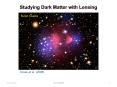 Studying Dark Matter with Lensing PowerPoint PPT Presentation