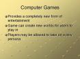 Computer%20Games PowerPoint PPT Presentation