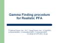 Gamma%20Finding%20procedure%20for%20Realistic%20PFA PowerPoint PPT Presentation