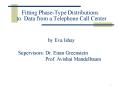 Fitting Phase-Type Distributions  to Data from a Telephone Call Center PowerPoint PPT Presentation