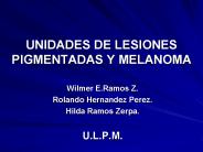 UNIDADES DE LESIONES PIGMENTADAS Y MELANOMA
