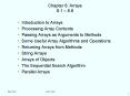 Chapter 8: Arrays 8.1  PowerPoint PPT Presentation