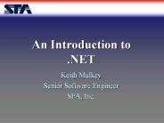 An Introduction to .NET