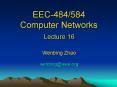 EEC-484/584 Computer Networks PowerPoint PPT Presentation
