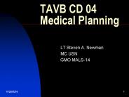 TAVB CD 04 Medical Planning