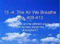 15 -4 The Air We Breathe pgs. 408-413 PowerPoint PPT Presentation
